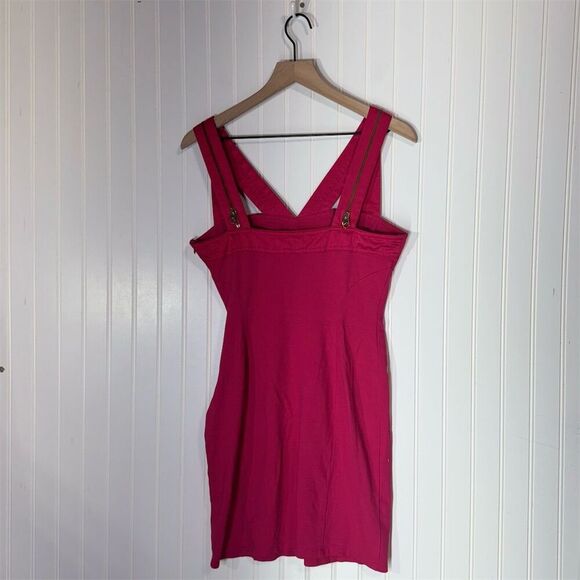 Ted Baker London Pink Strappy Bodycon Mini Dress Size 3 (US 8) Y2K Glam Party - Picture 2 of 8